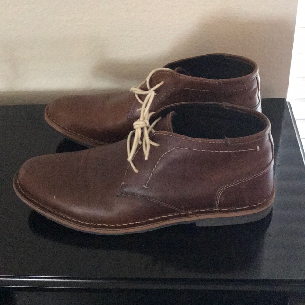 Steve Madden Leather Chukka Boots.